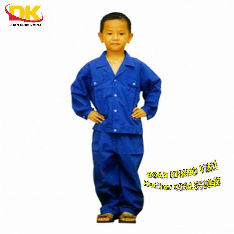 Trang phục công nhân giá rẻ cho bé mầm non DK 071- 6
